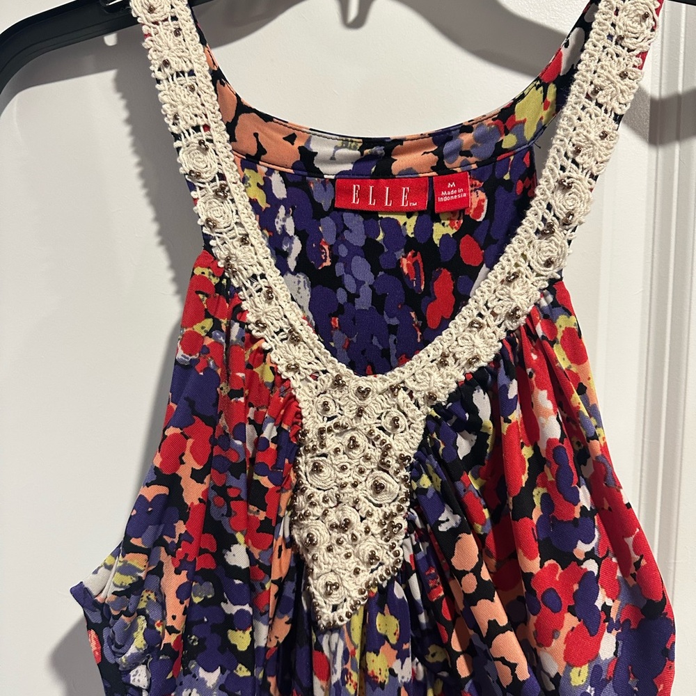 Elle Multicolor Floral Maxi Dress